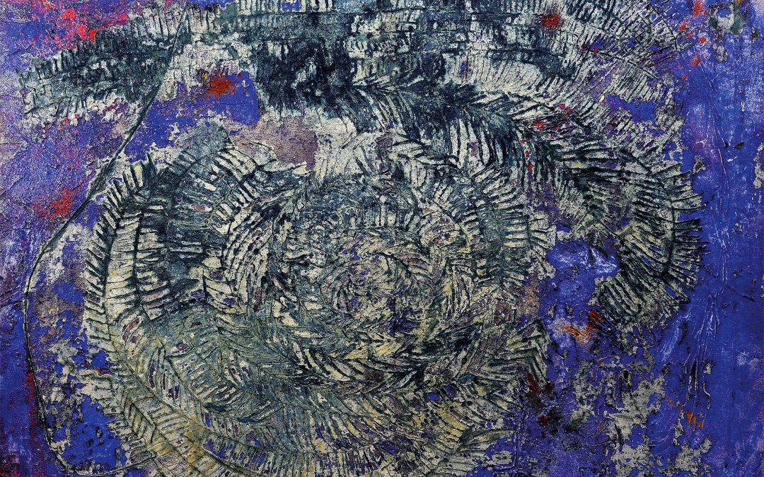 Muro rosso blu viola , 1959